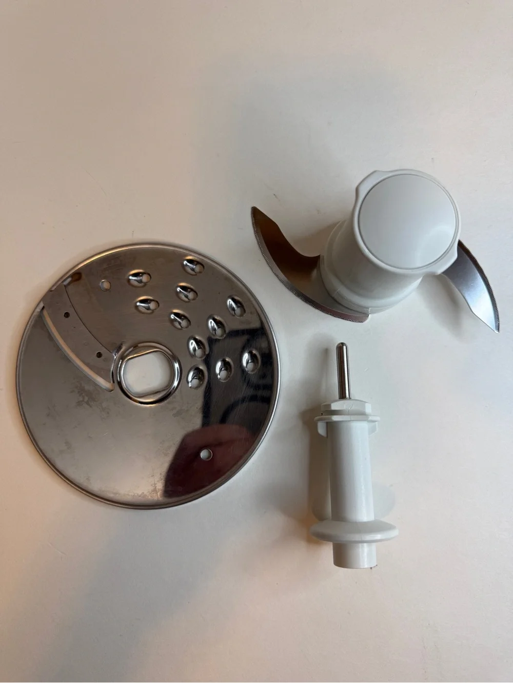 KitchenAid Cream & Clear Mini Food Processor with Stainless Disc